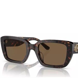 Tory Burch Square Tortoise Shell Sunglasses